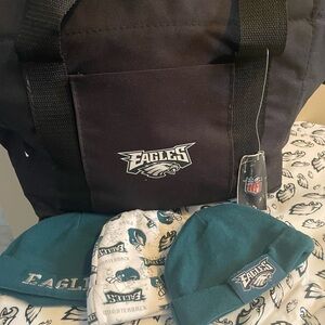 Eagles baby diaper Bag - Black